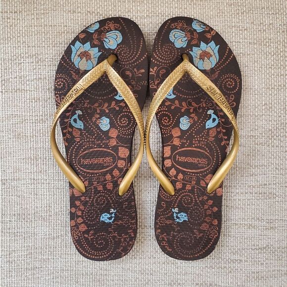 Havaianas Slim Flip Flops Sz 6 - Picture 8 of 10